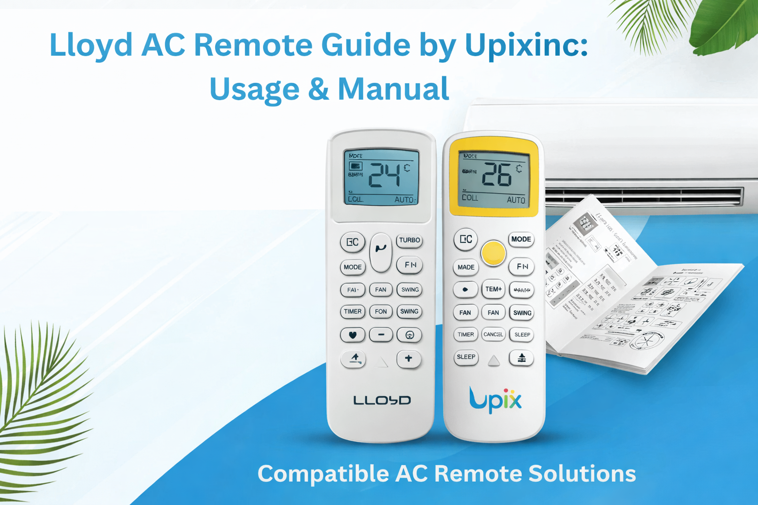 Lloyd AC Remote Guide by Upixinc Usage & Manual