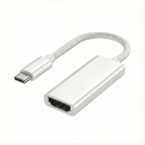 Upix USB-C to HDMI 4K Adapter | Thunderbolt 3 Compatible | Compatible for Laptop, Monitor, Smart TV & Projector