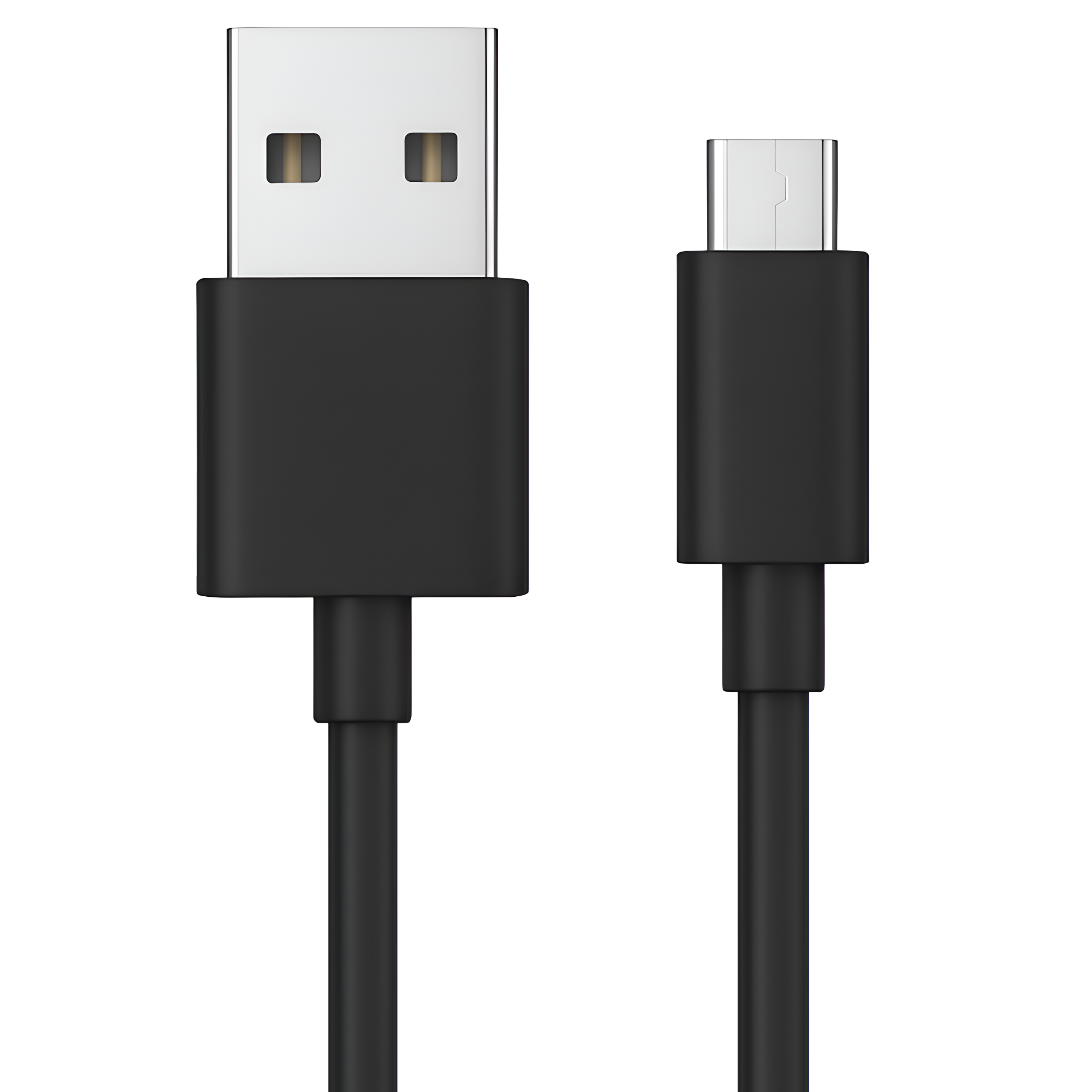 Upix Fast Charge Micro USB Cable (1 Metres) ? Durable USB A to Micro USB Wire for Android Smartphones & V8 Gadgets - Black - Image 2