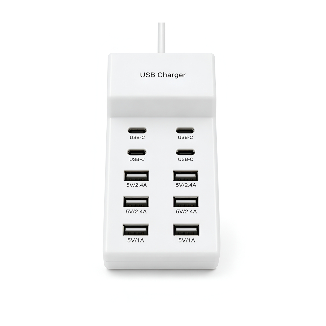 Upix 10-Port USB C Charging Station with 4 USB-C Ports & 6 USB-A Ports | PME004 - Image 4