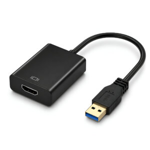 Upix USB to HDMI Adapter, USB 3.0 to HDMI 1080P Video Audio Converter for Laptop PC, Multi Monitor Display Adapter