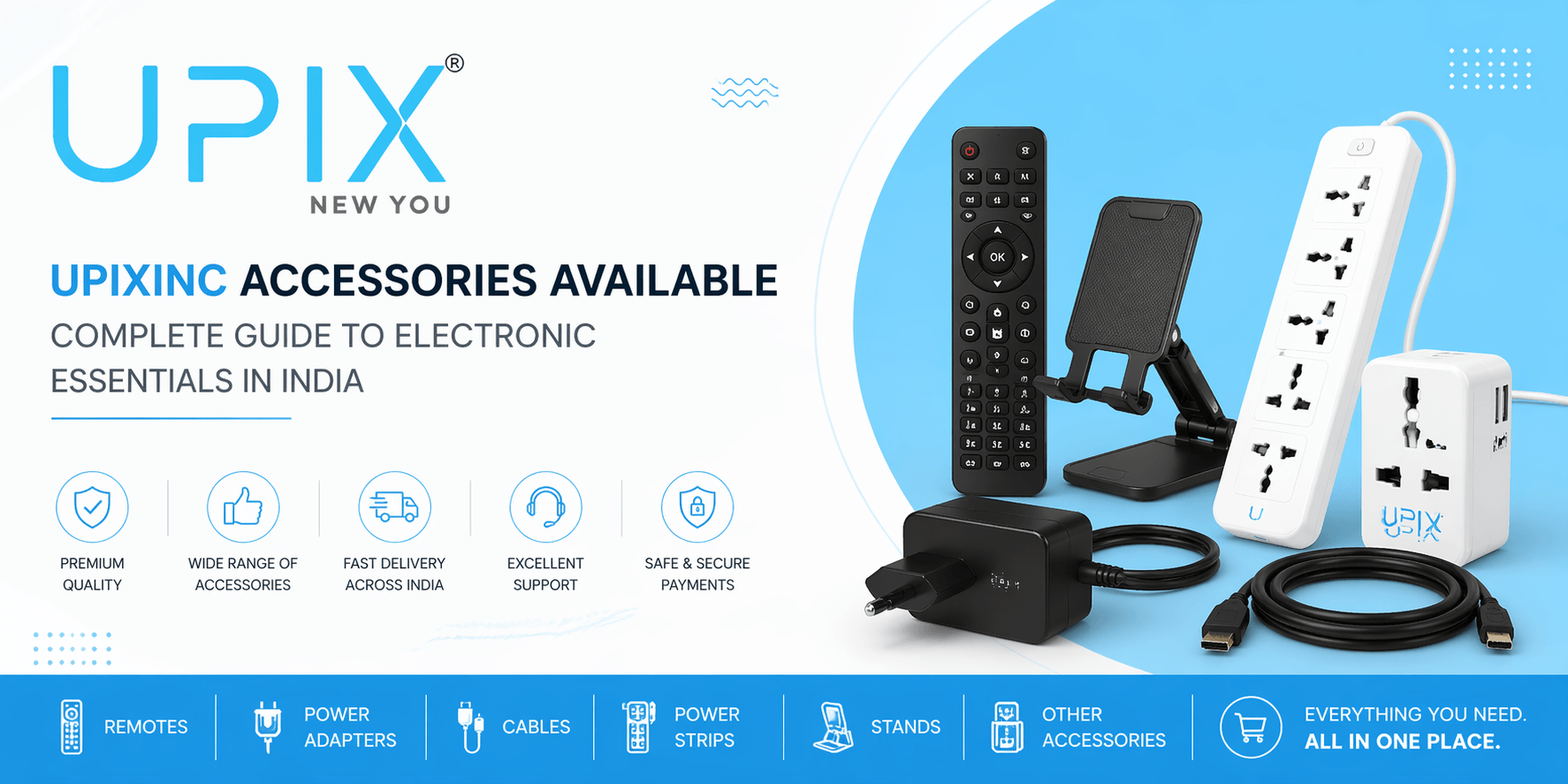 UpixInc Accessories Available: Complete Guide to Electronic Essentials in India