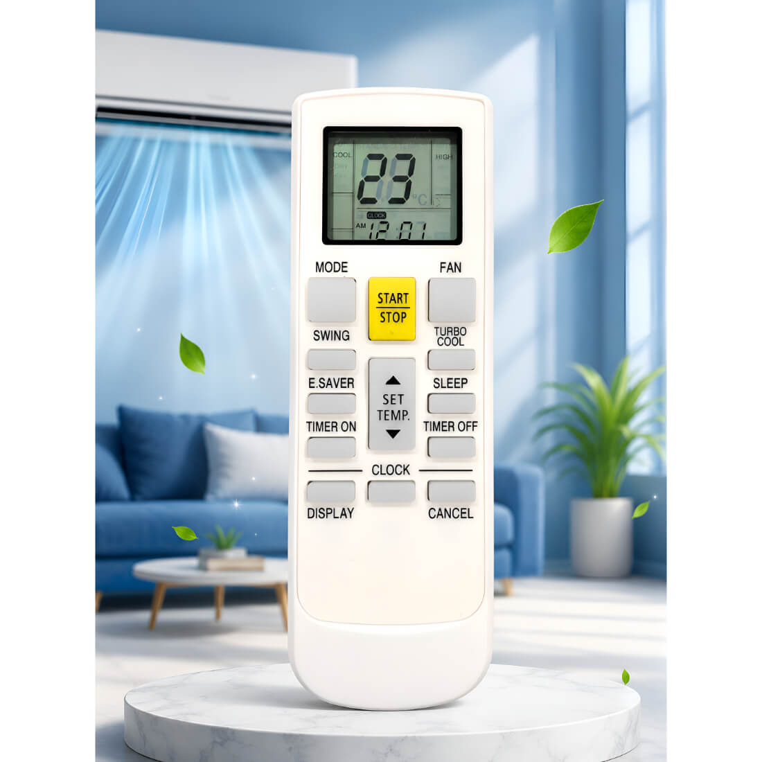 Upix Compatible Camipro AC Remote No. 231 (No Backlight) - Image 2