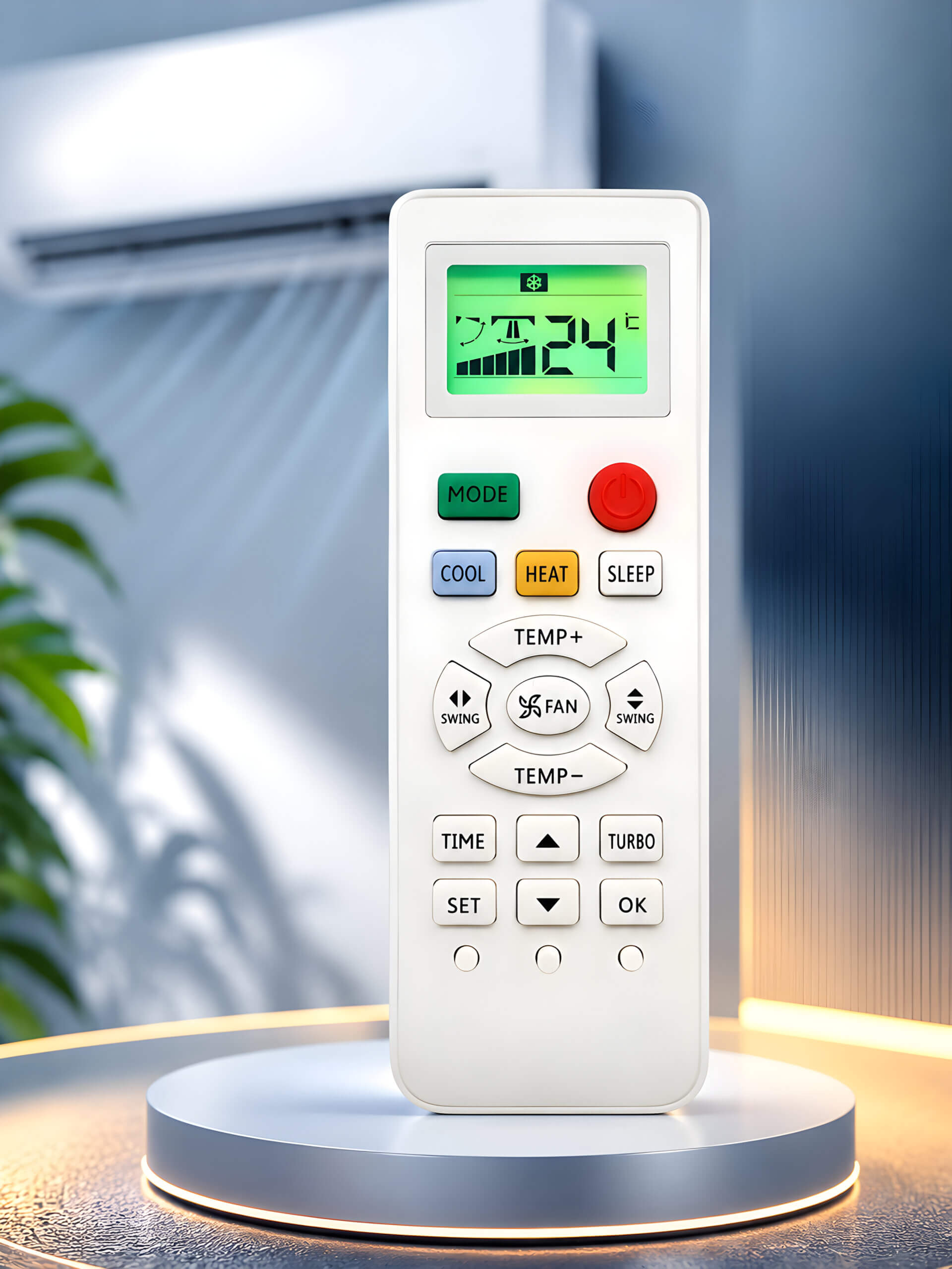 Upix Compatible Haier AC Remote No. 131I (No Backlight) - Image 2