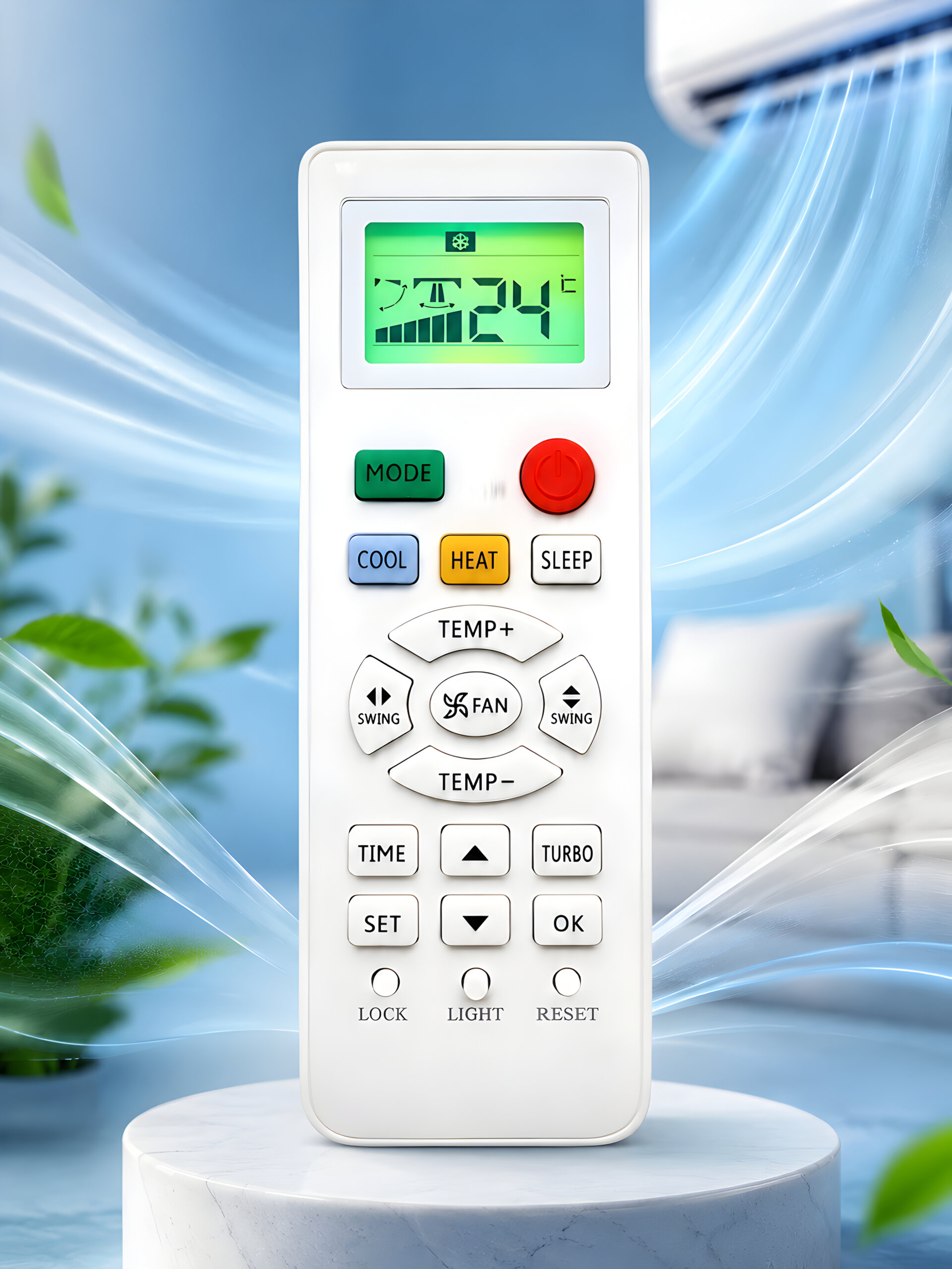 Upix Compatible Haier AC Remote No. 131I (No Backlight) - Image 6